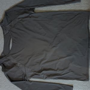 Lululemon Top Black Sheer Detailing sz L